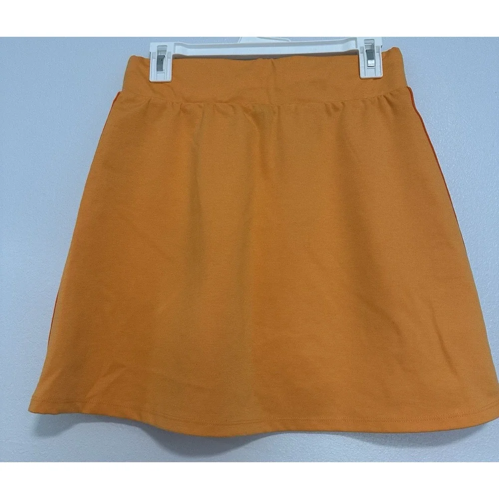 Wild Fable Orange Athletic Skort with White Stripe Drawstring Women's Size M‎